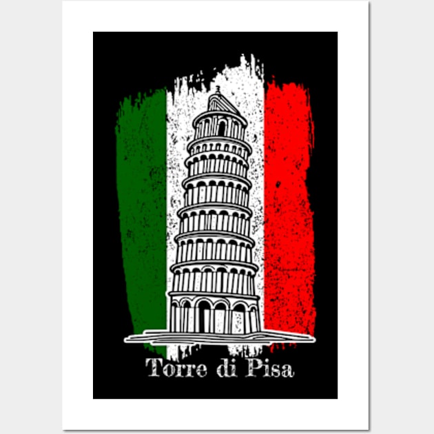 Leaning Tower of Pisa Torre di Pisa Wall Art by Worldengine